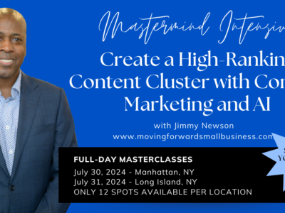Unlock the Power of Content Marketing & AI with Jimmy Newson – Limited to 12 Spots per Location!