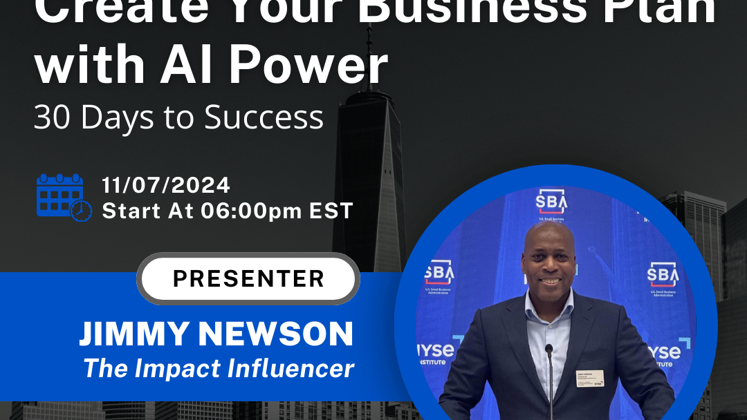 Create Your Business Plan with AI Power: 30 Days to Success