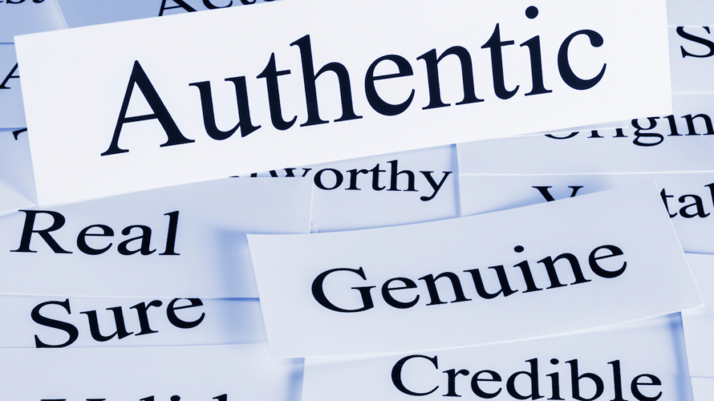 Building Authenticity and Trust