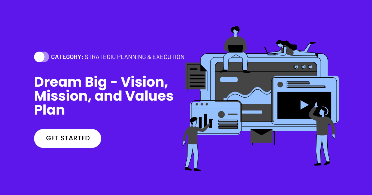 June 2023 Dream Big - Vision, Mission, and Values Plan