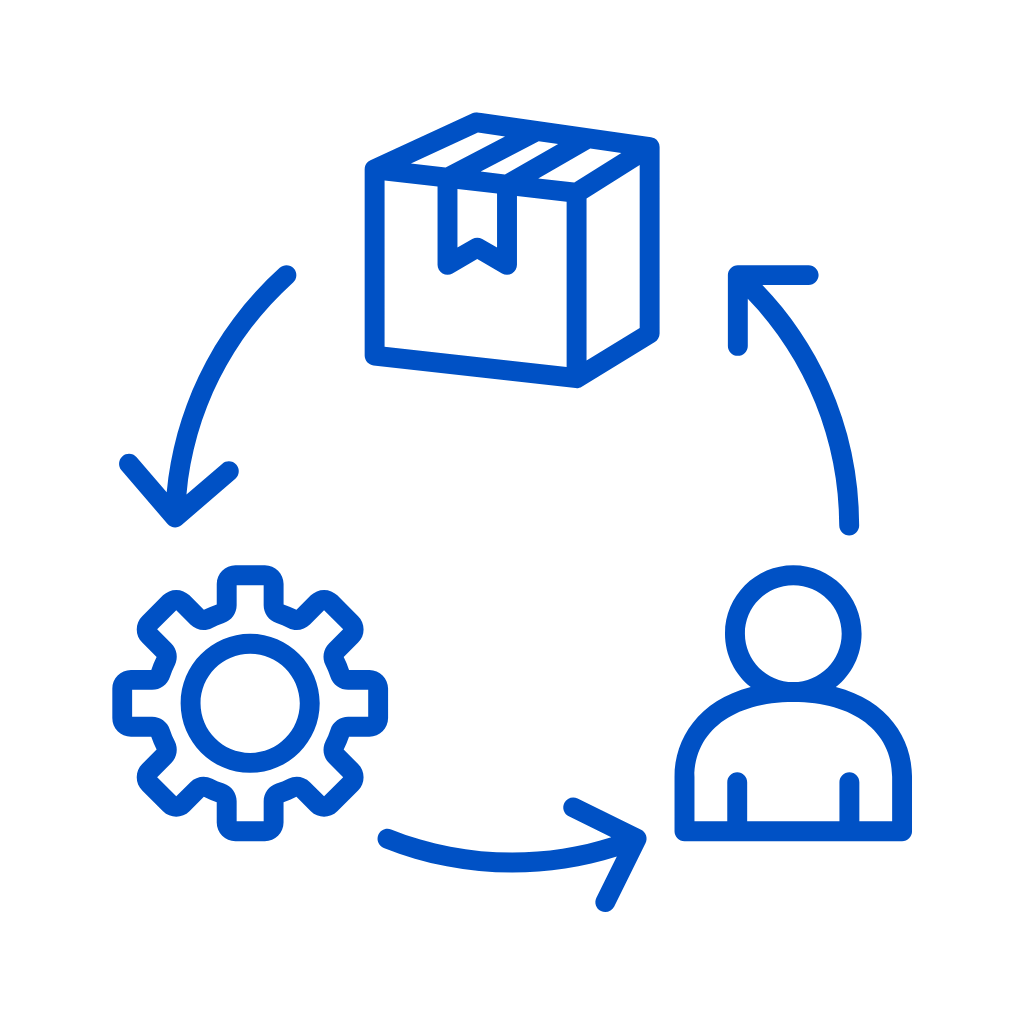 Product and Service Development Icon Product and Service Development Icon