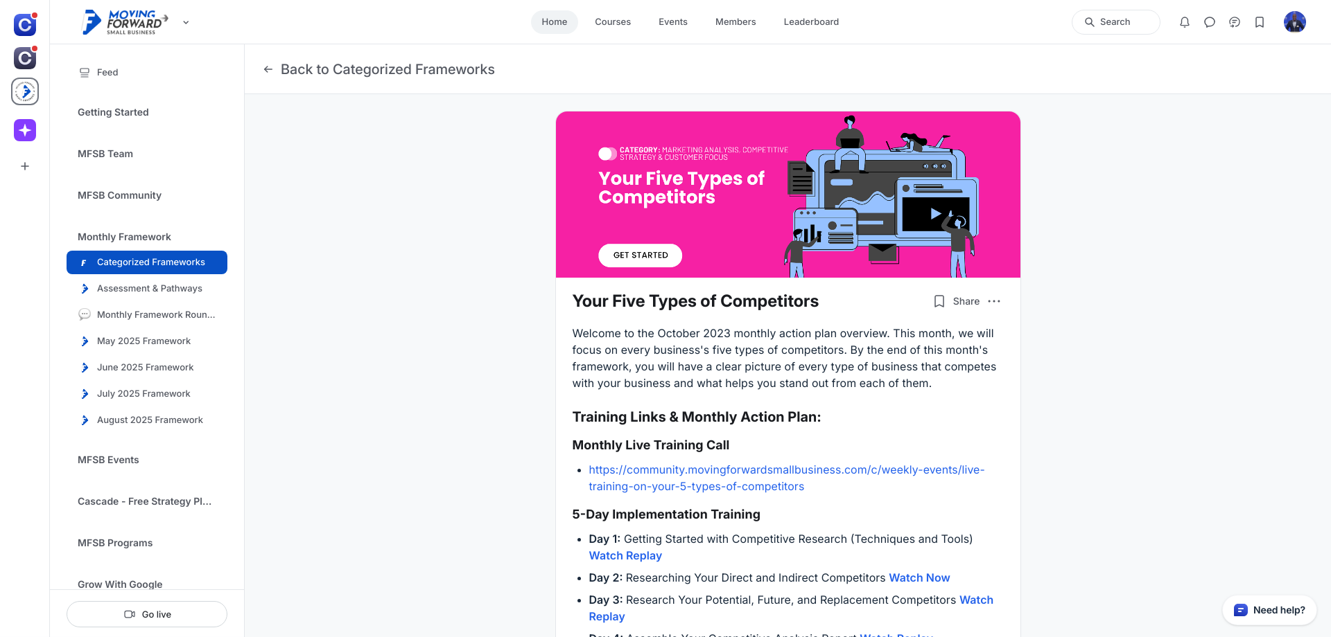 5-Types of Competitors Framework