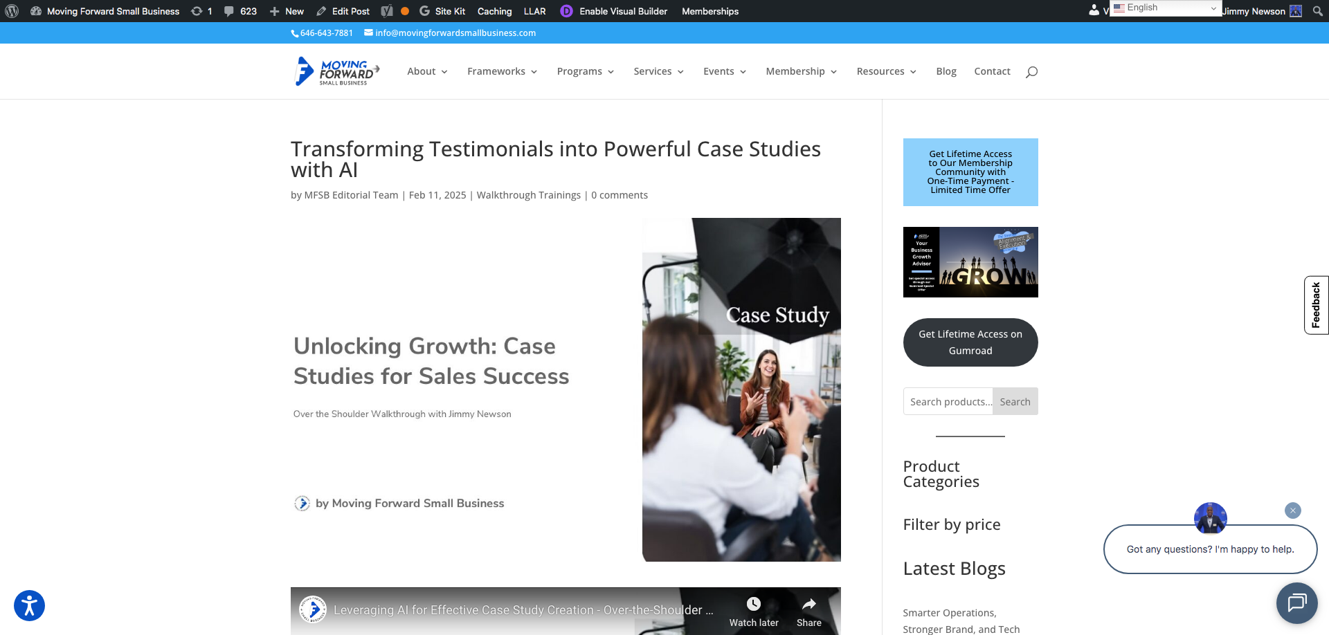 Transforming Testimonials into Case Studies
