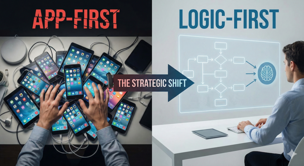 The Strategic Shift- Moving from App-First to Logic-First